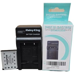 Pre-owned‎ Original Olympus Li-42B Battery With Brand New Portable Wall Charger